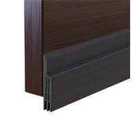 Boudin De Porte Door Draft Stopper: Insulating Door Sweep, 39.5 Inch Long, White, Black, And Deep Brown Colors, Plastic Material(Black)