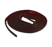 Boudin de porte en forme de D de 6 m pour fenêtres et portes bloquant les courants d'air de poussière, le bruit et l'entrée des insectes (6 m, marron)