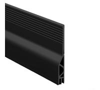 Boudin de porte en silicone TPE Noir 100 cm