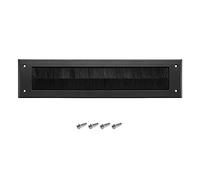 Boudin de porte interne en PVC pour boîte aux lettres - Empêche les courants d'air de passer à travers la boîte aux lettres - Pour portes en bois ou uPVC - Marron sans rabat