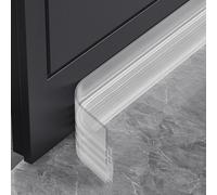 Boudin de Porte Isolant, MARICATO 100 cm X 5 cm Bas de Porte Isolant, Joint de Porte D'entrée Idéal Pour Thermique, Coupe-Vent, Insionorisant et Imperméable (Transparence)