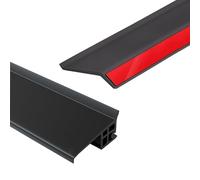 Boudin De Porte Pour Fenêtres Et Portes, Déflecteur De Pluie Flexible Et Autocollant Pour Portes Et Fenêtres, Joint D'étanchéité Pour Portes Et Fenêtres, Noir(1m,Internal window groove 2.3cm)