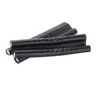 Boudin isolant double - InFactory - Cuir noir - 90 cm - 4 cm diamètre - Intérieur