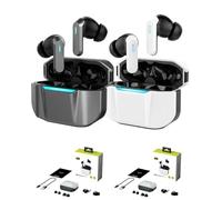 Boudio Max 3.0 Écouteurs sans Fil, 2026 Bluetooth 6.0, Basses Profondes, 26 Heures de Lecture, écouteurs Intra-Auriculaires HiFi stéréo, écouteurs avec 4 micros antibruit ENC(Mix)