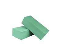 Boue de fleur en mousse, 2 pièces de boue de fleur humide fleuriste brique de bloc de mousse florale, décoration floristique idéale pour fleur fraîche respectueuse de l'environnement et pratique