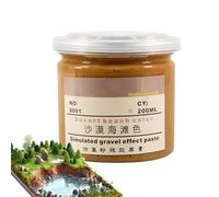 Boue De Sable De Base - 200 Ml | Base Miniature De Micro-paysage Faite À La Main | Sable De Texture De Terre | Terrain De Modélisation Pour Miniatures, Jeux De Guerre, Dioramas, Modèles Réduits,