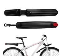 -boue de vélo - -boue long imperméable et réfléchissant | Démontage rapide avec éléments réfléchissants | Protection arrière et pour la route, le gravier, la pluie, la poussière