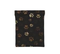 Boue Empreinte de Patte, Sac de Rangement pour Femmes, Portefeuille supérieur à Presser, Petit Porte-Monnaie, Pochette de Changement