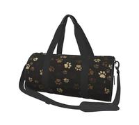 Boue Empreinte de Patte, Sac de Voyage de Grande capacité, Sac à Main Rond, Sac de Voyage de Sport, fourre-Tout, Sac de Fitness