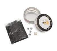 Boue Magnetique Pate A Modeler Mastic Ferrofluide Dense Ferro Fluide Aimant Jouets, Noir