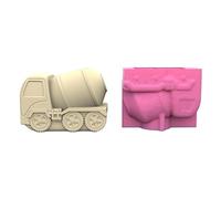 Boue Tanker Porte-Stylo Pot De Fleur Moules En Silicone Moule En Résine Époxy BRICOLAGE Planteur Pour BRICOLAGE Décors Moules Époxy Mud Tanker Silicone Gypsum Pen Holder