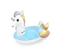 Bestway Bouée à chevaucher Fantasy Unicorn pour Enfants - 163 cm x 110 cm x 95,5 cm - Multricolore