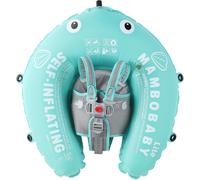 Bouee Bebe Autom Gonflable, Mambobay Pliage Compressible Flotteur de Piscine pour Bébé, Bouée Bébé avec Réglable Taille Protection Bague de Natation pour Enfant de 3-24 Mois