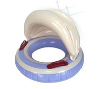 Bouée Bébé avec Canopy,Anti-Basculement, Anti-Fuite, Gonflable À Poignée | Flotteurs de Piscine gonflables,pour farniente, lac, Plage, Jeux et fêtes conviviales, garçons et Filles