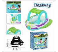 Bestway Bateau gonflable Space Splash pour enfants 107 x 112 cm – 1 pièce