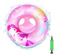Bouee Bebe, Bébé Siège de Piscine, Anneau de Natation pour Bébé, Flotteur de Piscine pour Enfants, Bague Natation Flottante, Entraîneur de Gonflable Natation pour 6 à 48 Mois (Rose B)