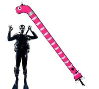 Bouée de marquage de plongée - Flotteur d'anguille de dessin animé, signal en tube de nylon, saucisse de sécurité réfléchissante | Dispositif de signal de visibilité sous-marine lumineux guidant l'aid