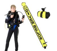 Bouée de marquage de plongée, saucisse de sécurité, 115 cm, tuyau gonflable recouvert de TPU, indicateur de vision réfléchissant, marquage de voyage pour équipement de plongée, pour adultes