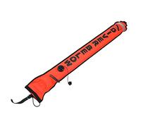 Bouée de marqueur de plongée, bouée de sécurité, Drapeau de plongée, bouée de plongée sous-Marine, saucisses de sécurité pour la plongée, Pneu en métal, Papier Noir, Bois, (Rouge)