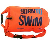 Bouée de natation borntoswim float bag orange