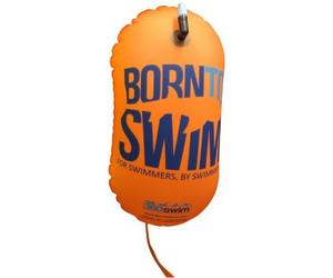 Bouée de natation borntoswim swimmer's tow buoy orange