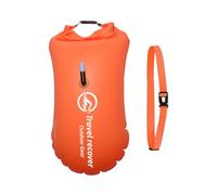 Bouée de Natation en e - Chariage de sécurité en Eau Libre avec Ceinture réglable, Grand Sac Sec pour Adultes | Aide à l'entraînement Visible léger Natation, Piscine, lac, océan, équipement