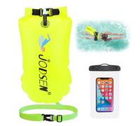 Bouée de Natation,Flotteur Tractée de Natation Sauvage et Étui de Téléphone Étanche,Sac Sec Remorquage Gonflable,Nageurs Sports En Eau Libre Snorkeling Accessoires Triathlètes,Bulle Très Visible