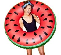 Bouée de natation gonflable en forme de pastèque, pour enfants et adolescents, fête d'été (rouge-120)