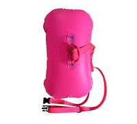 Bouée De Natation Gonflable en PVC Robuste - Bouée De Sécurité À Bulles De Nage Ultralégère (172g) avec Haute Visibilité pour l'eau Libre, l'eau Libre Et Le - De Signalisation pour ADU