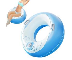 Bouée De Natation Gonflable - Jouet Aquatique Anti-Fuite avec Doubles Poignées - Flotteur De Piscine - Fiable pour Femmes, Mères, Les Copines ; pour, La Côte, Le Lac, La Rivière, Fê