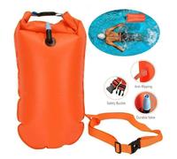 Bouée de natation gonflable légère avec sac de rangement et ceinture de taille pour sports nautiques A
