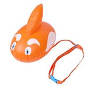 Bouée de Natation Gonflable Orange PVC à Double Chambre pour Nage | Flotteur de Sécurité pour Dérive et Baignade, Forme Amusante, Portable, Étanche, pour Débutants