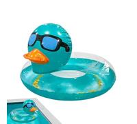 Bouée de natation pour la piscine - Bouée flottante en forme de donut - Anneau de canard gonflable à paillettes - Pour , adultes, filles, garçons, , rivière, lac, , fête