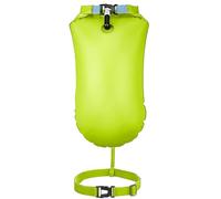Bouée de Natation, Swim Buoy avec Ceinture Ajustable, Sac de Remorquage Gonflable, Natation Sac Étanche, Flotteur de Sécurité pour Nageurs en Eau Libre, Triathlon, Kayak Athlète, Très Visible (Vert)