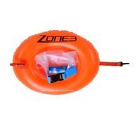 Bouée de natation Triathlon Zone3 Swim Buoy Dry Bag Donut - Blanc - Mixte - Adulte - Accessoire de natation