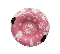 Bouée De Neige,Bouée De Luge Gonflable pour Les Fêtes De Noël - Anneau De Luge avec Poignée - pour Utilisation en Extérieur Pendant l'hiver sur Allée Chemin Piscine Plage pour