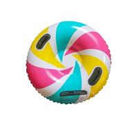 Bouee De Neige Gonflable Pneus de Ski Portables 90 cm, Tendance et colorés, Anti-retournement, gonflables, résistants au Froid à l'usure, avec Coussin Outil Sport(Color1)