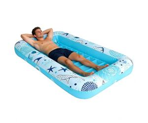 Bouée de Piscine - Bouée Flottante Gonflable avec Porte-Gobelet | Radeau de Détente pour Bain de Soleil | pour Adultes, familles, Vacances, Centre de villégiature, Plage, lac,