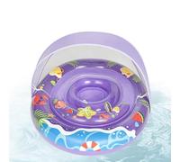 Bouée de piscine gonflable pour , protection anti-basculement, avec toit pare- , bouée de natation gonflable, pour fête sur la plage, été, lac, rivière, extérieur, et filles, de 0 à 3