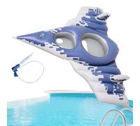 Bouée de Piscine pour | Forme d'avion Gonflable Anneau de Bain Nageur - Jouets de Piscine flottants avec d'eau - pour Douche Plage activités Aquatiques fêtes garçons Filles