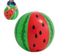 Bouée de Plage Gonflable,Boule de Plage PVC Géante de 75 cm | Thème Pastèque Tropicale | Idéal pour Piscine, Lac, Jardin, Pique-Nique, Anniversaire, Camp d'Été