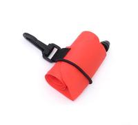 Bouée de plongée en nylon 210D avec revêtement TPU avec valve de décharge de pression intégrée et bande réfléchissante - Marqueur de signal gonflable compact pour la plongée sous-marine, la plongée