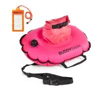 Buddyswim Bouée de natation Hydrastation 10L avec pochette étanche pour smartphone – Rose