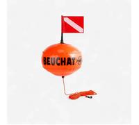 Bouée de signalisation de surface gonflable ronde pour la chasse sous-marine