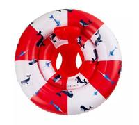 Bouée enfant 0-1 an - Rayé Rouge/Blanc Baleine