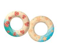 Bouée enfant poulpes - Bestway - 61 cm - Beige, bleu - Pour 3/6 ans