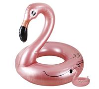 Bouée Flamant Rose Adulte Ninonly Flamant Rose Gonflable Geant Ca.105cm Bouée Piscine avec Porte Gobelet pour des Adultes Et Enfants
