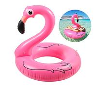 Bouée Flamant Rose Géant pour Piscine Ninonly Flamant Rose Gonflable Adulte en PVC Épais, Bouée Piscine Adulte 120cm Idéale pour Fêtes et Vacances