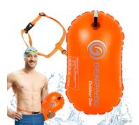 Bouée flottante de sécurité - Flotteur à bulles de sécurité pour nager, bouée flottante | Flotteur d'entraînement en PVC de 0,35 mm très visible, bouée lumineuse pour la natation en eau libre, les
