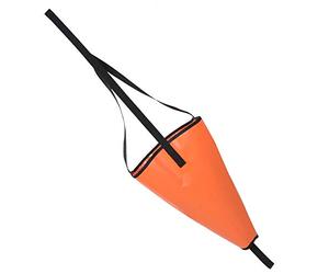 Bouée flottante en PVC avec ancre de mer, système de freinage pour canoë (Orange)